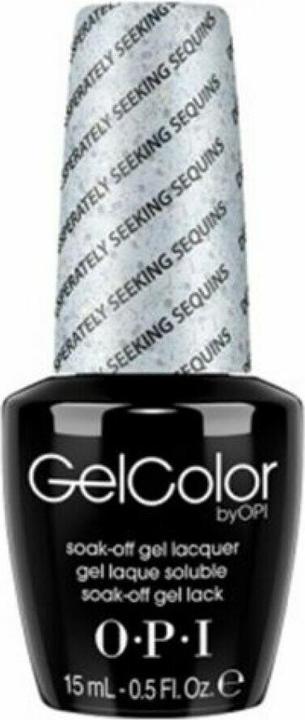 Actual product image OPI Gel Nail Polish Desperately Seeking Sequins 15ml (Gel-Effect Nail Polish)