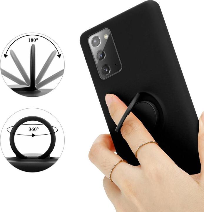 Image du produit Cadorabo TPU Liquid Ring Silicone Case Cover (Samsung Galaxy Note 20)