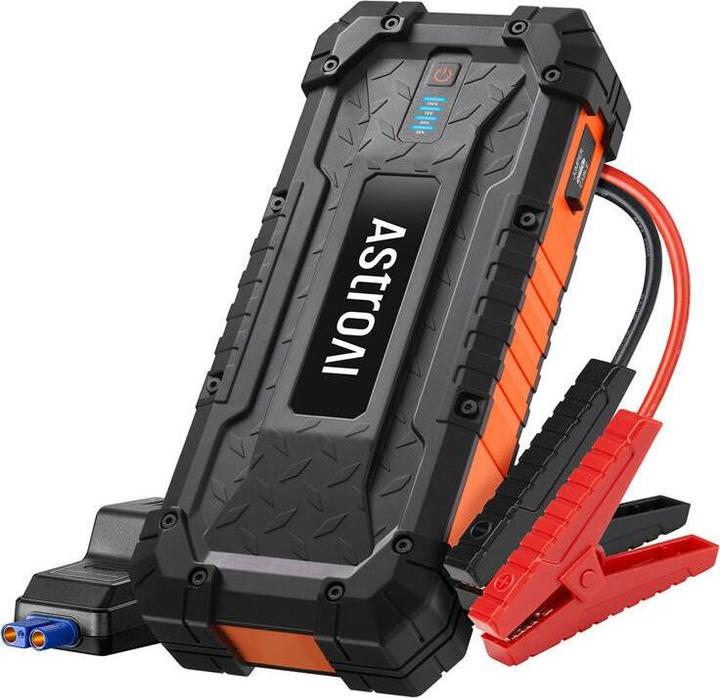 AstroAI 3 in 1: Jump starter + Power bank + SOS lights pea S8 Ultra