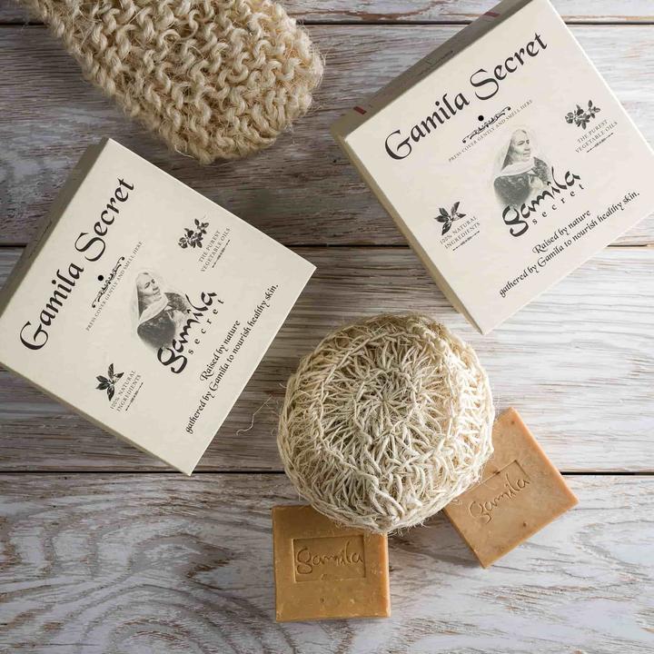 Actual product image Gamila Secret Cream Bar Spearmint Sparkle 115g (Hard soap)