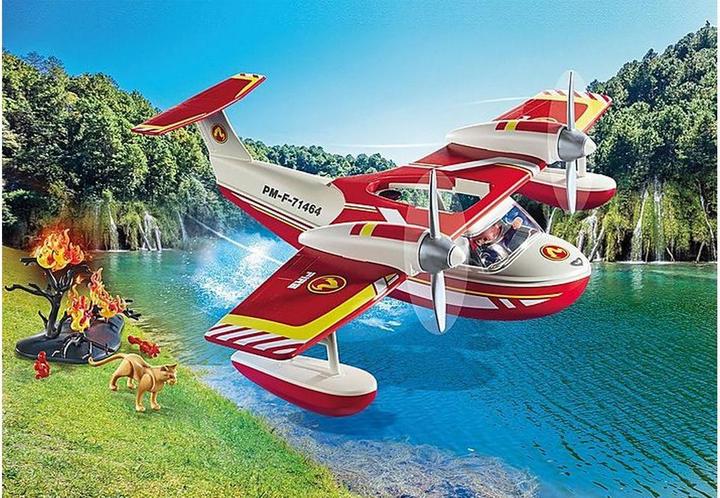 Actual product image Playmobil Fire-fighting aircraft with extinguishing function (71463)