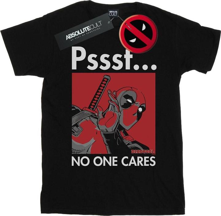 Deadpool No One Cares TShirt (XXL)