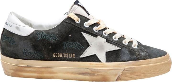 Golden Goose sneakers in green suede (41)
