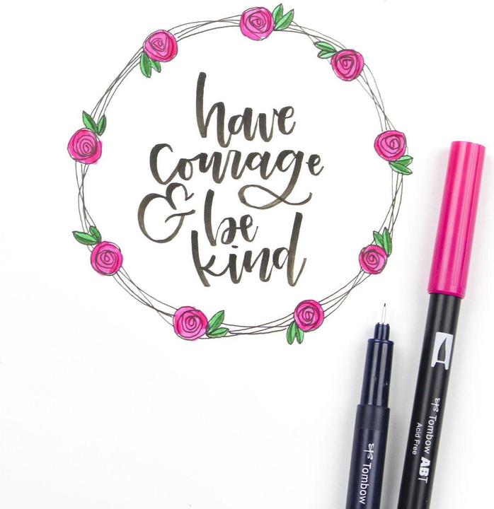 Actual product image Tombow ABT - DUAL-BRUSH-PEN - Gift set (buntkombi, Pastel combination, 6 x)