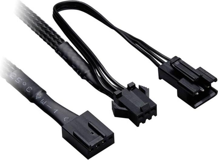 Actual product image Phanteks D30 PWM Regular Airflow D-RGB Fan, 3-pack - 120mm, black (120 mm, 3 x)