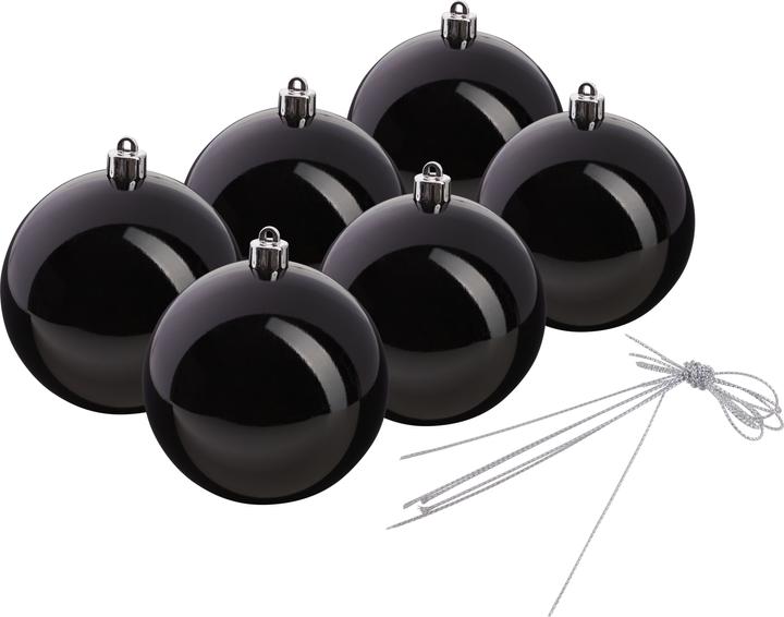 Othmar Weihnachtskugeln aus Kunststoff, 6 Stück, Ø 100 mm (6 -teilig)