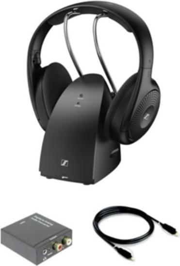 Produktbild Sennheiser RS-120II Kopfhörer und Ohrhörer Wireless A Pavilion MUSIC Schwarz, Silber (Kabellos)
