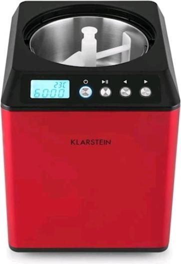 Actual product image Klarstein Vanilla Sky Ice Cream Maker Red