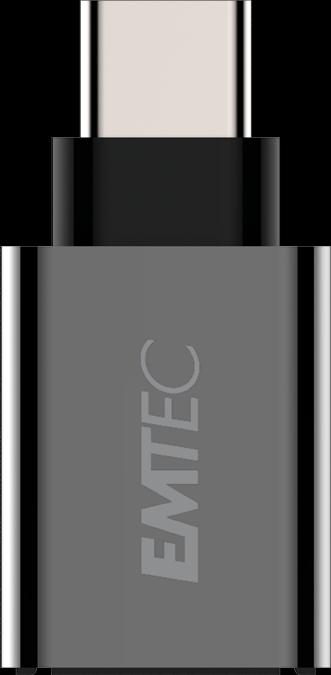 Actual product image Emtec T600 USB 3.0 USB-C Black (USB 2.0)