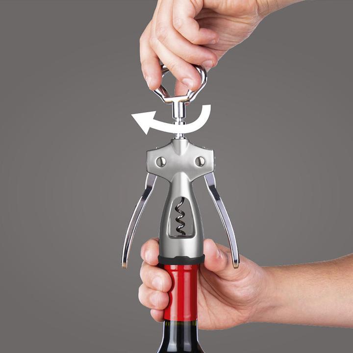 Produktbild Vacu Vin Winged Hebelkorkenzieher silber (Flügelkorkenzieher)
