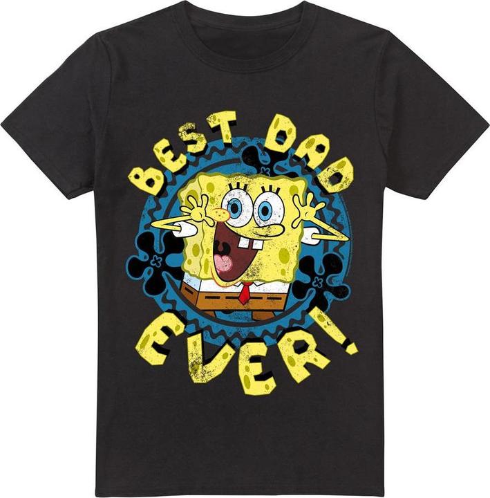 Spongebob Squarepants Best Dad Ever TShirt Vatertag