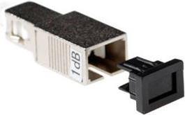 Actual product image SC Fiber optic attenuator 3 dB. Attenuation: 3 dB Sc optical attenuator 3db