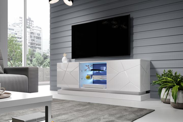 Actual product image Cama QIU 160 TV Stand & Entertainment Center 4 Shelves