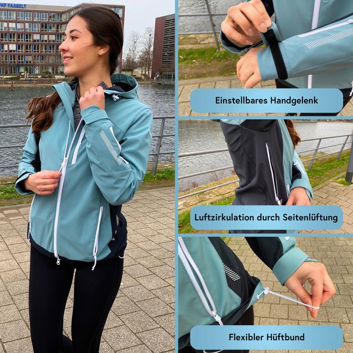 Produktbild Valkental Funktionale & reflektierende Softshelljacke für Outdooraktivitäten - Damen (XL)