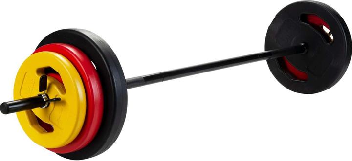 Pure2improve Barbell set Incl. weights (2 x 5 kg, 2 x 2.5 kg, 2 x 1.25 kg)