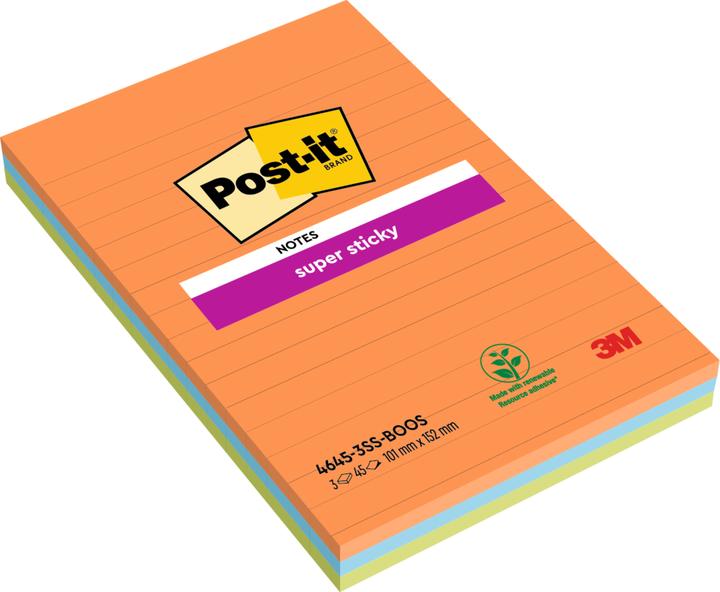 Immagine prodotto Post-it Note super adesive (102 x 152 mm)