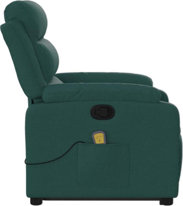 Actual product image VidaXL Massage chair with stand-up aid fabric