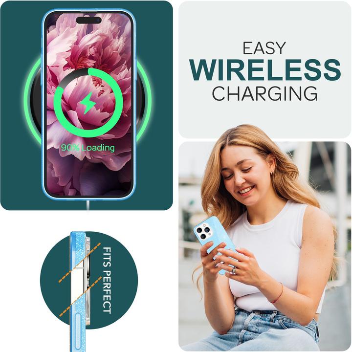Produktbild Nalia Glitzer Hülle (Apple iPhone 15 Pro Max)