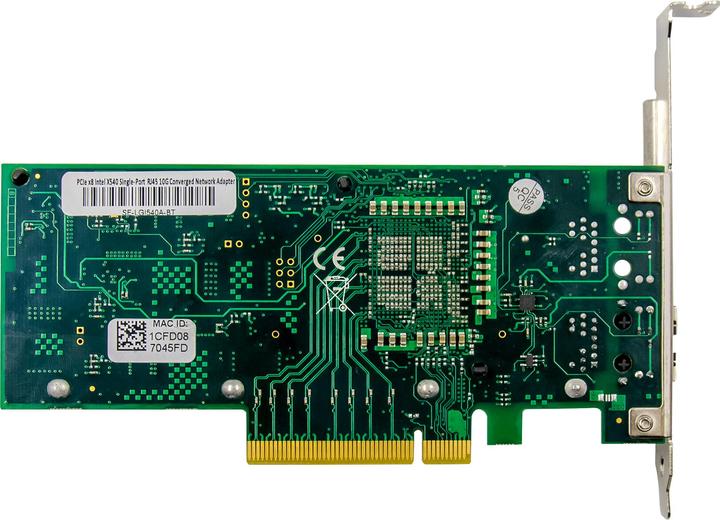 Actual product image InLine 10 Gigabit network card, 1x RJ45 10Gb/s, PCIe x8, incl. low profile slot bracket (PCIe)