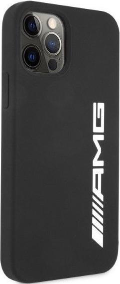 Produktbild Mercedes AMG AMHCP12LSGLBGN iPhone 12 Pro Max 6,7" czarny/black hardcase Silicone Big Logo (Apple iPhone 12 Pro Max)