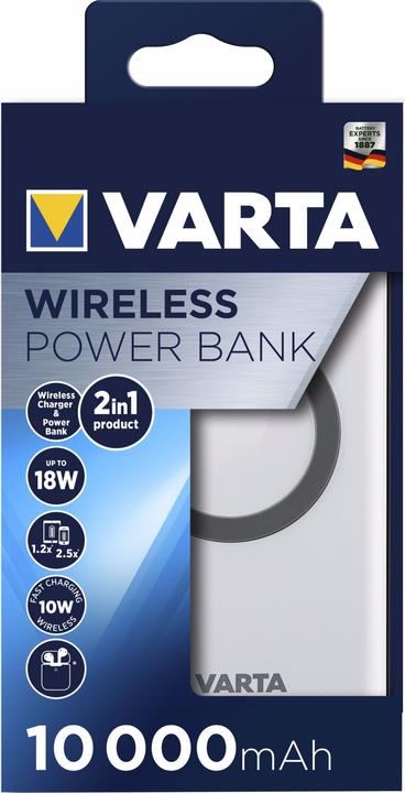 Image du produit Varta Wireless Power Bank (10000 mAh, 18 W, 37 Wh)