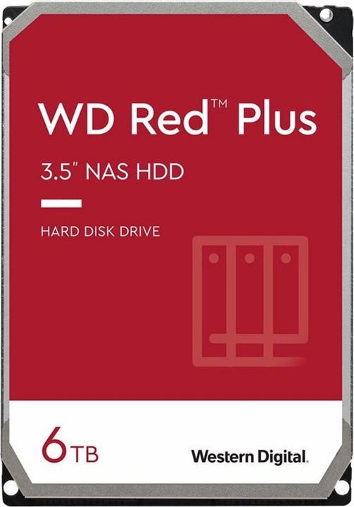 Produktbild WD Red Plus NAS Hard Drive (6 TB, 5.25")