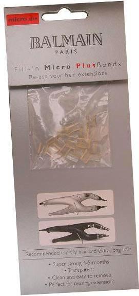 Balmain Micro Rebonds Extensions 24er (Durchsichtig)