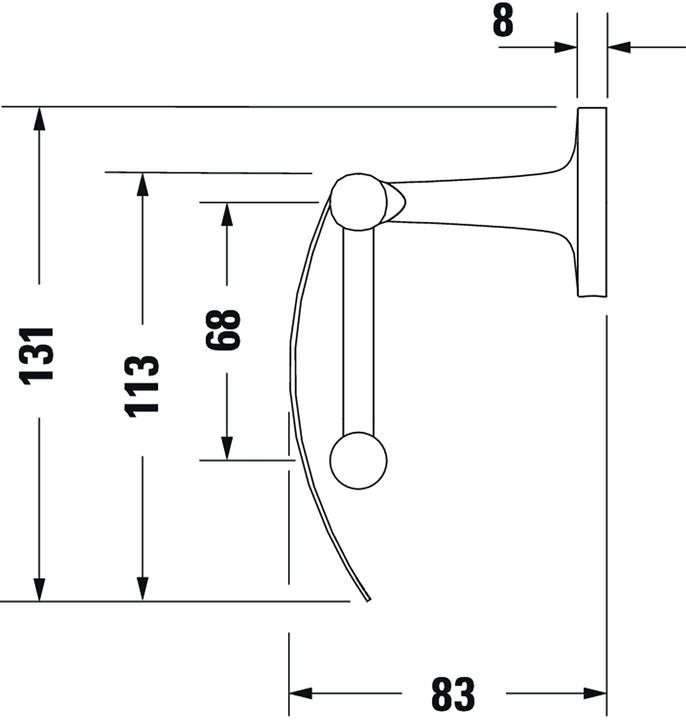 Image du produit Duravit Porte-rouleau de papier