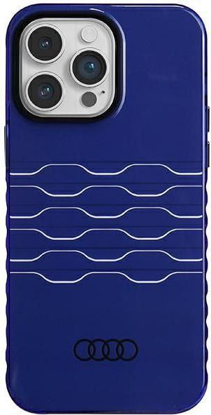 Actual product image Audi IML MagSafe case for iPhone 14 Pro Max - blue (Apple iPhone 14 Pro Max)