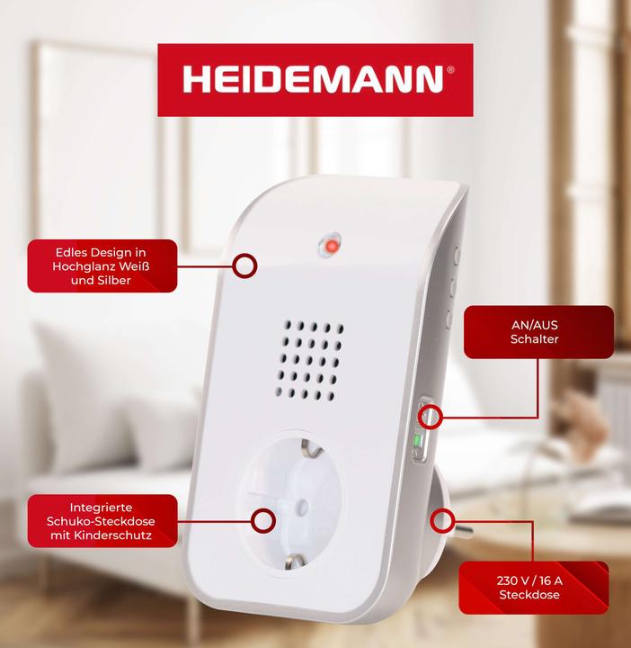 Produktbild Heidemann Funkempfänger HX Curve (Kabellos)