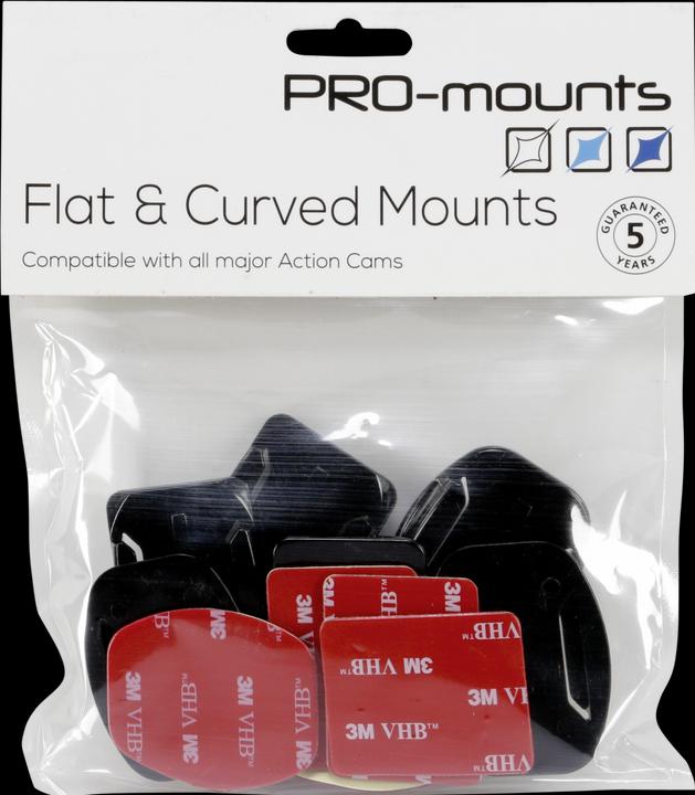 Produktbild PRO-mounts Flat & Curved Mounts für GoPro