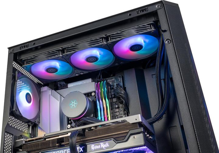 Actual product image Silverstone SST-FA514X-BG - FARA High Airflow ATX Mid-Tower gaming chassis with dual radiator suppor (mATX, Mini-ITX, ATX)