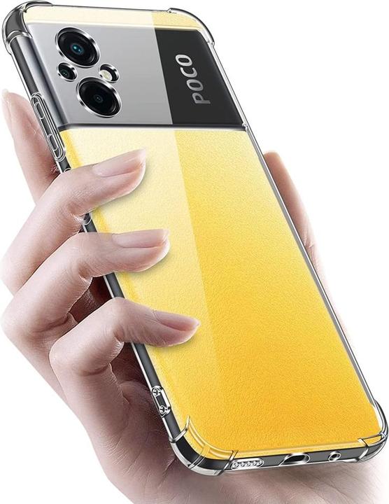 Produktbild Screenguard Xiaomi Poco M5 Hülle Crystal Soft Airbag Bumper (Xiaomi Poco M5)