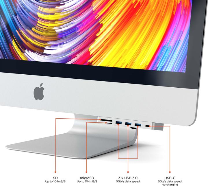 Produktbild Satechi Clamp Hub Pro (USB-C, 5 Ports)