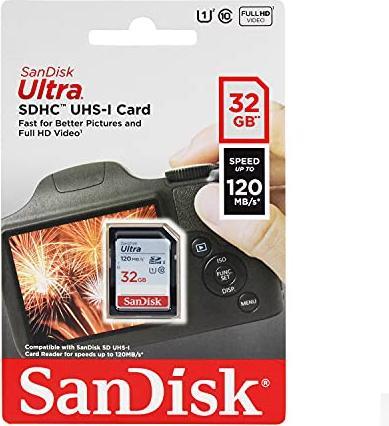 Image du produit SanDisk Ultra (32 Go, SDHC, U1, UHS-I)