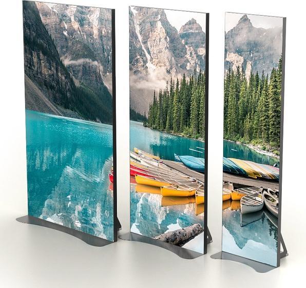 Produktbild DSS Indoor LED Stele Portrait, 82", schwarz