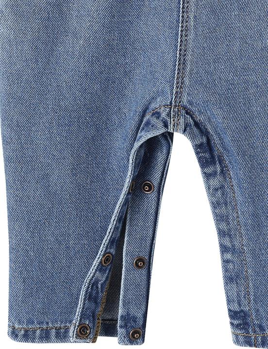 Vertbaudet Jungen Baby Jeans-Latzhose