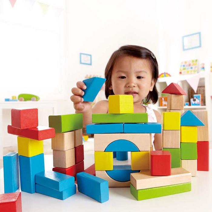 Produktbild Hape Holzbausteine aus Buche 100 Stück