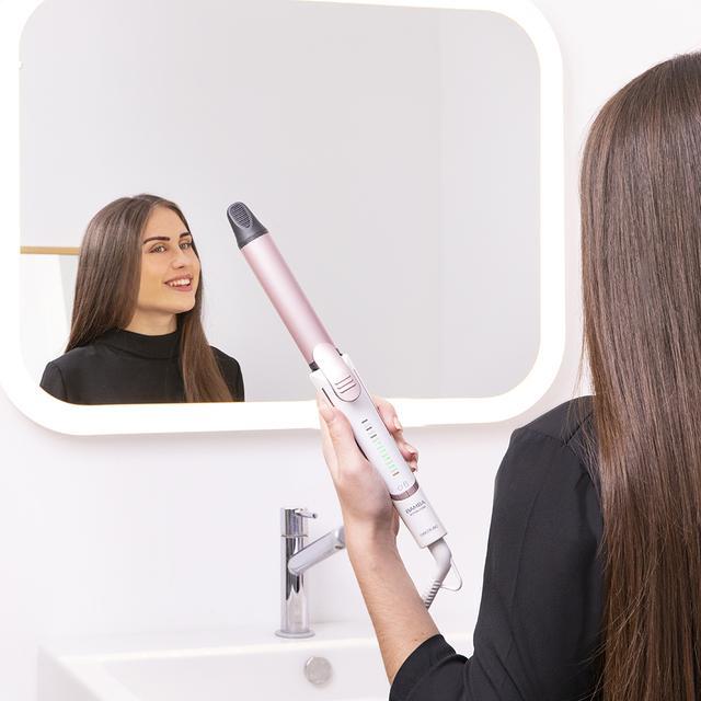 Immagine prodotto Cecotec Ferro da stiro Bamba RitualCare 1000 HidraProtect 2in1 Bianco/Rosa (Piastra per capelli)