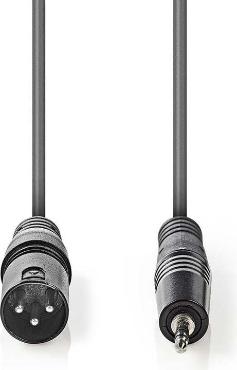 Actual product image Nedis Audio cable XLR XLR 3-pin male - 3.5 mm Mac (3 m, XLR)
