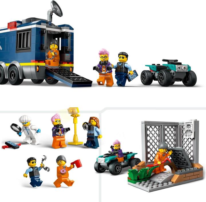 Image du produit LEGO 60418 Camion de police avec laboratoire (60418, LEGO City)