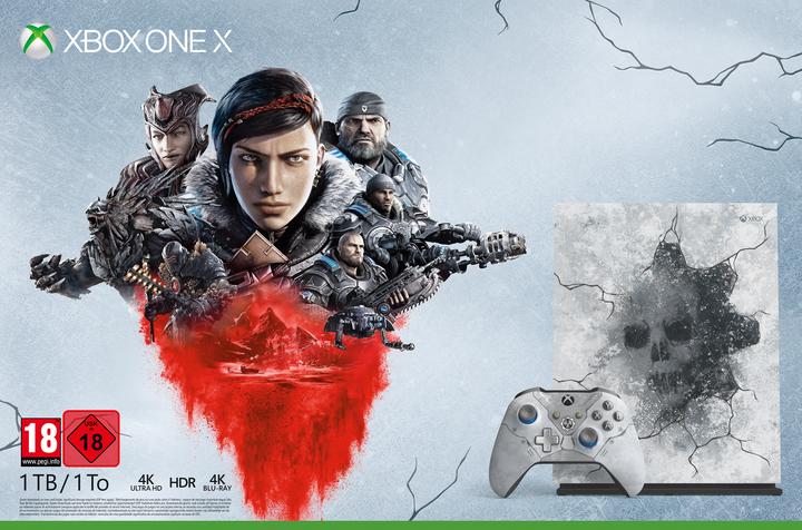 Actual product image Microsoft Xbox One X + Gears 5 Limited Edition (Maracas)