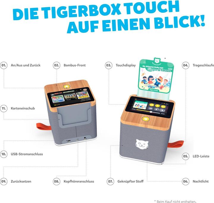 Immagine prodotto Tigermedia tigerbox TOUCH PLUS (grigio) - Edizione Svizzera (Tedesco)