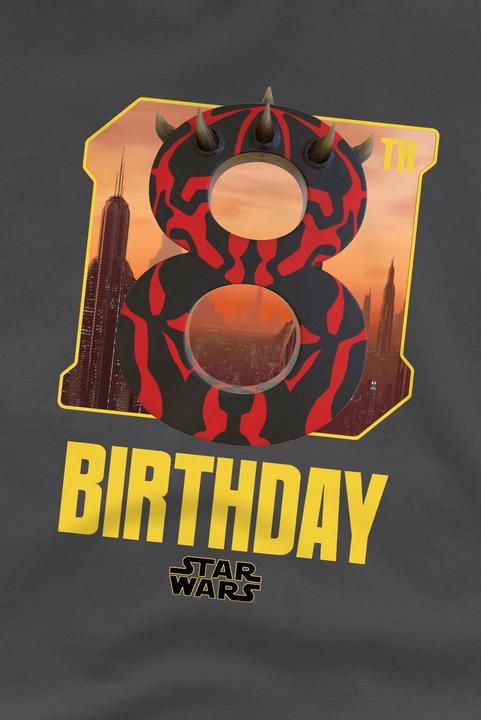 Immagine prodotto Star Wars Maglietta 8° Compleanno Lord Maul Spazio Bambini (140)