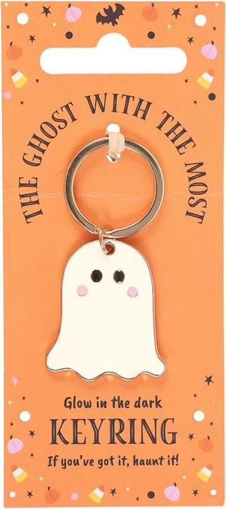 Actual product image Something Different Ghost With The Most Glow In The Dark Keyring
