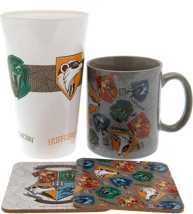 Produktbild GeschenkSet Magical Glass Hogwarts Häuser (1 x)