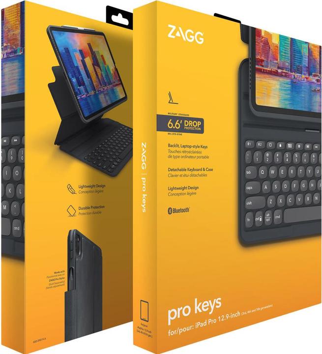 Actual product image Zagg Keyboard Pro Keys Pro Charcoal (Eng. Int., iPad)