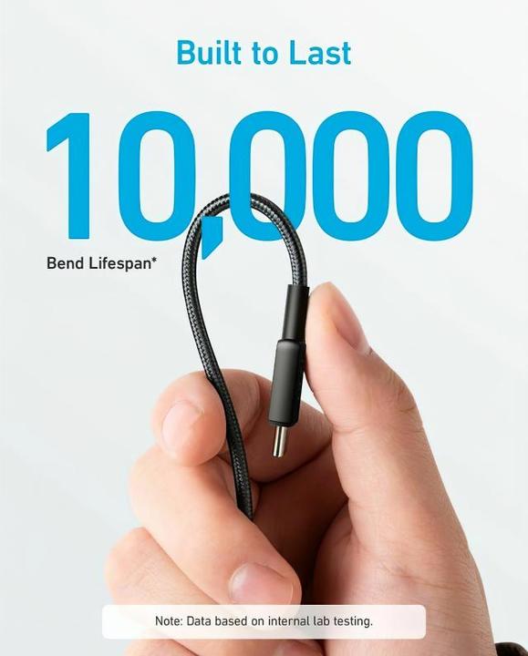 Actual product image Anker Cable 322 USB-C do USB-C 0.9m czarny (0.90 m, USB 3.2 Gen 2)