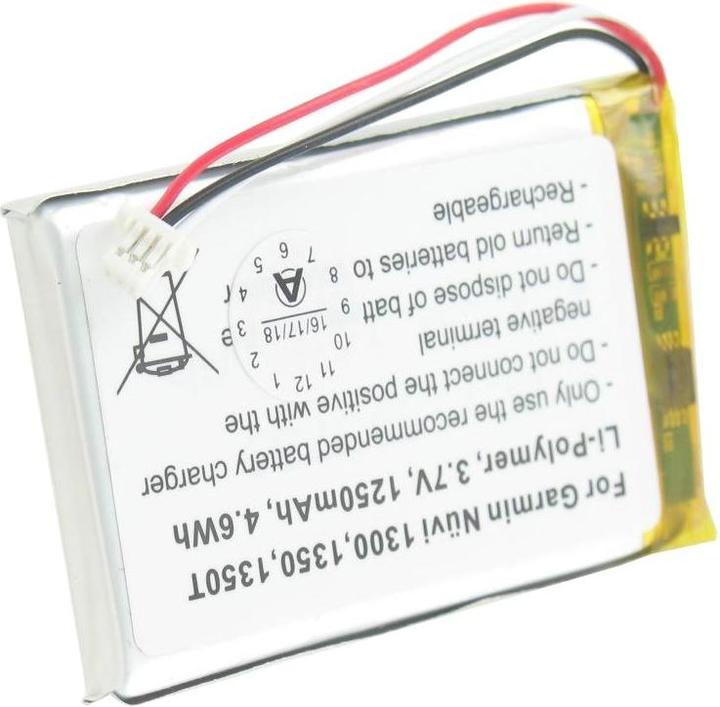 Actual product image AccuCell Akku für Garmin Nuvi 1300, 1350, 1350T, 1370, 1370T