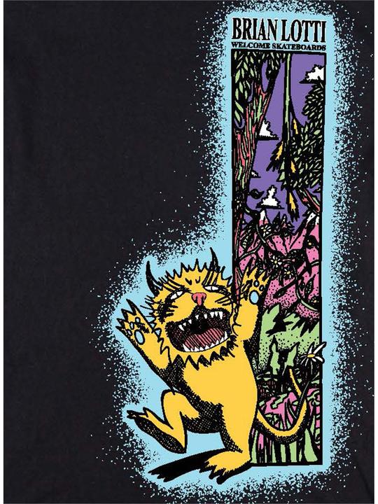 Actual product image Welcome Brian Lotti Wild Things T-Shirt (L)
